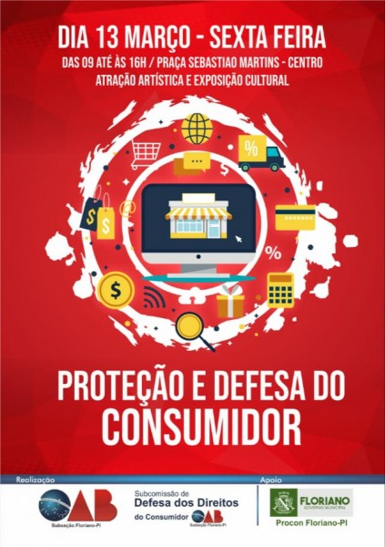 Dia do Consumidor será comemorado nesta sexta (13) em Floriano