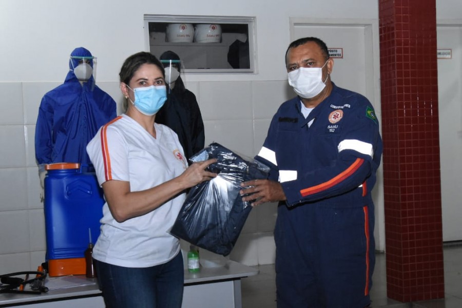 SAMU de Floriano recebe mais equipamentos de proteção individual
