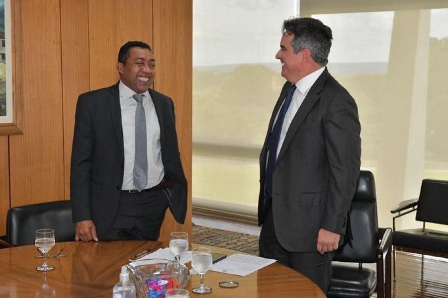 Joel participa de reuniões em Brasília com o FNDE e com o ministro Ciro Nogueira