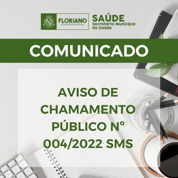 SMS de Floriano convoca fornecedores para organização e apoio da Plenária Municipal de Saúde Metal