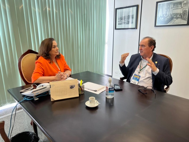 Prefeito Antônio Reis se reúne com Senadora em busca de melhorias para Floriano 